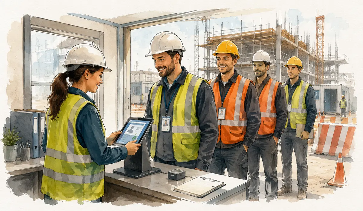 Visitor Management for Construction Sites- Contractors, Inductions and Site Safety